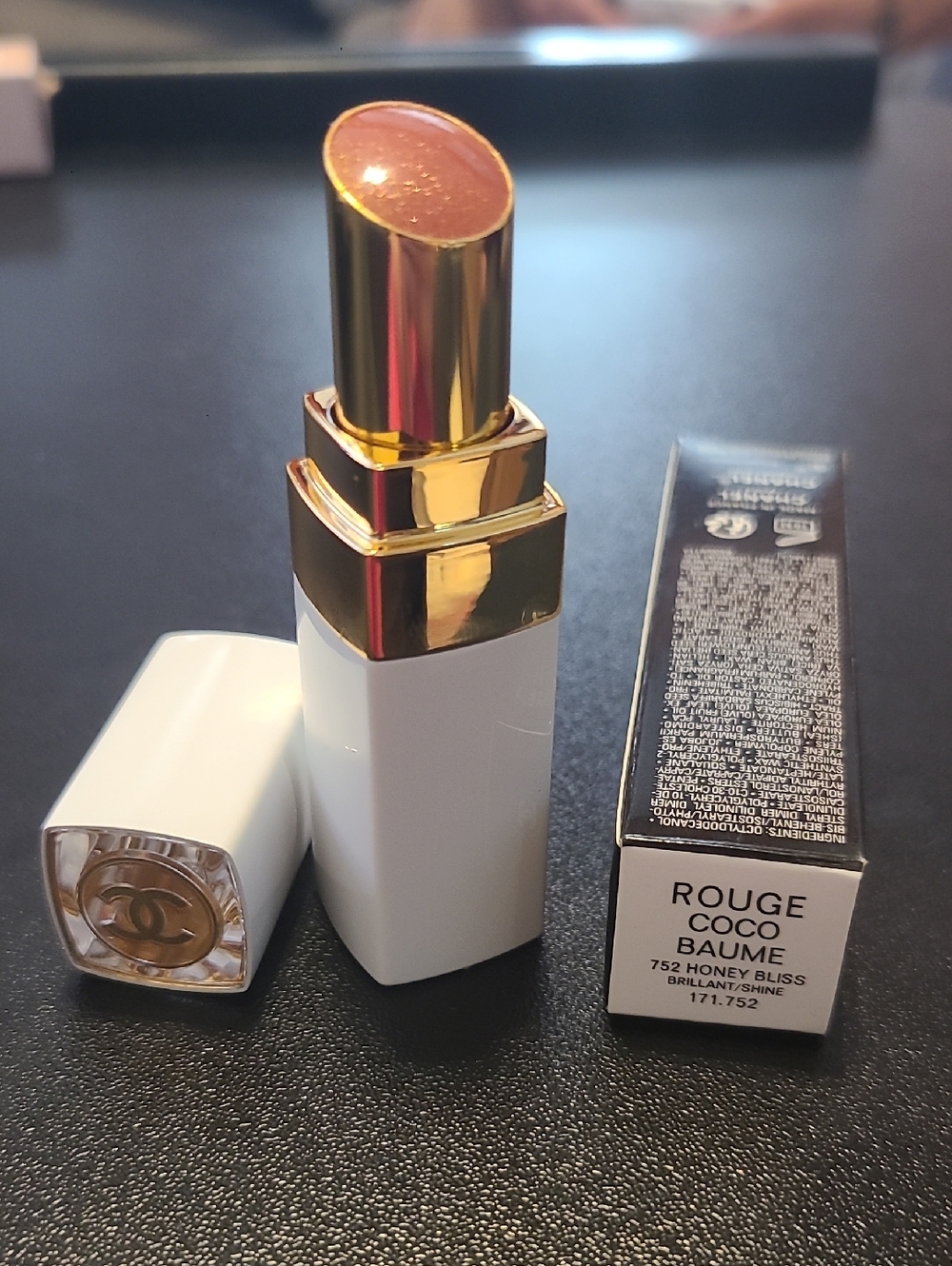 CHANEL Rouge Coco Baume #752 Honey Bliss (Tinted Lip Balm)